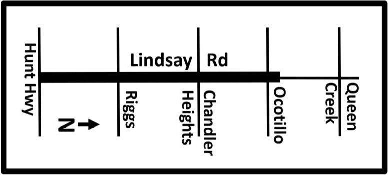 lindsay road improvements eminent domain map