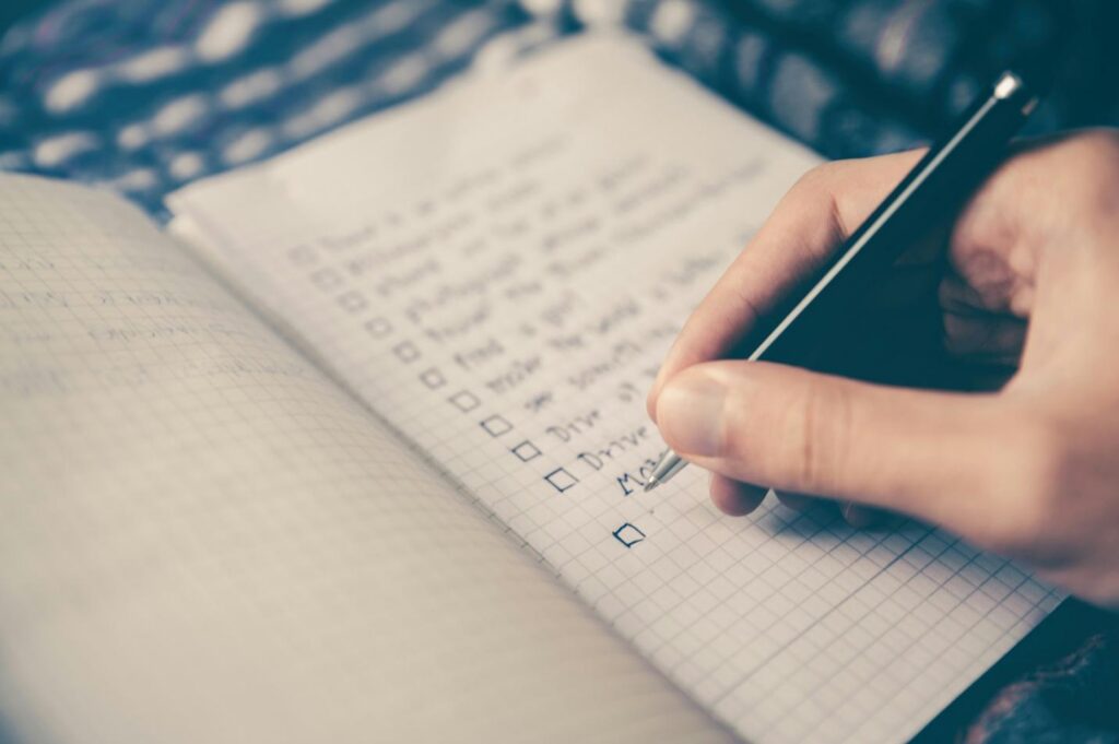 Create a Notice Checklist